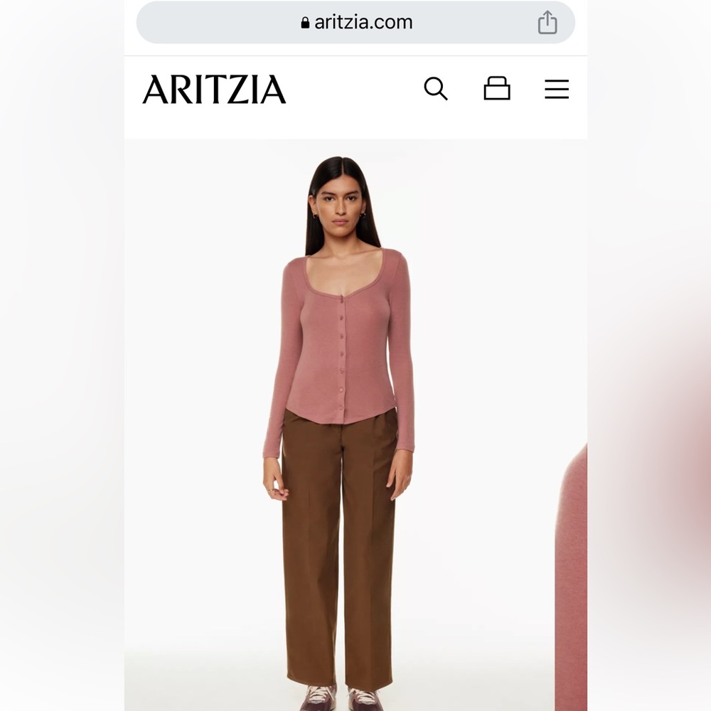 Aritzia Wilfred Free Effie Longsleeve!